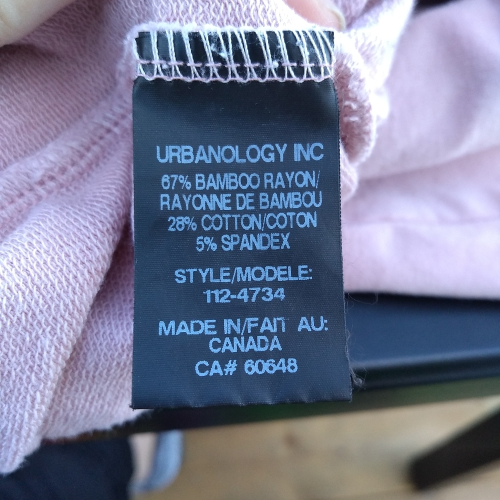 Pure Essence Urbanology Pink 3/4 Sleeve Shirt, Sz. Large, Made in Canada… - Picture 4 of 6